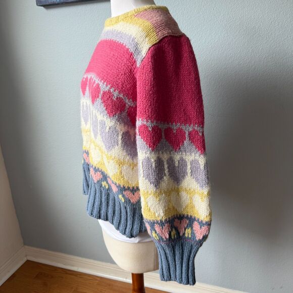 LoveShackFancy Shirelle Wool Sweater Size Medium - Picture 5 of 11